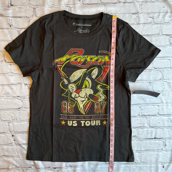 Poison Prince Peter Shirt XL 86/87 Look What the Cat Dragged In XL EXTRA LARGE - Picture 3 of 8